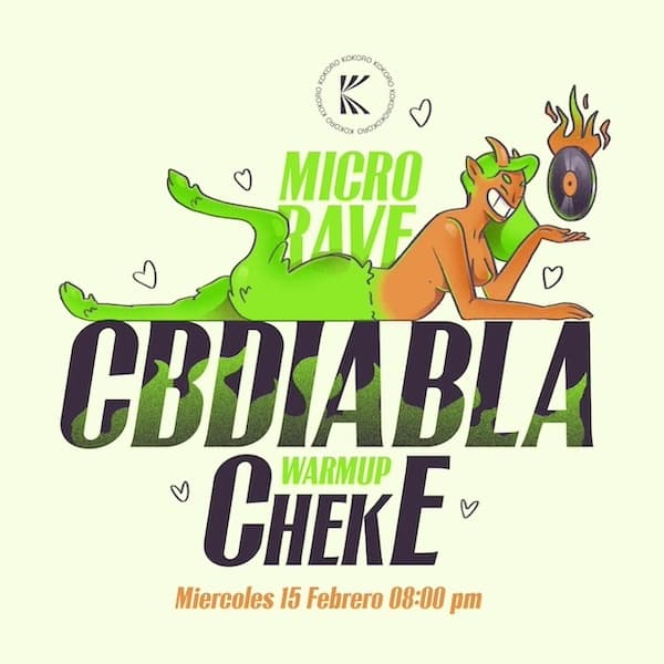 micro rave. cbdiabla, warmup: cheke